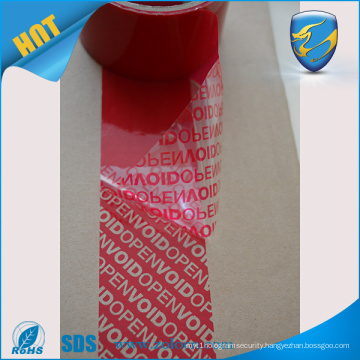 Tamper evident packing tape, OPENVOID, Security packing tape OPENVOID